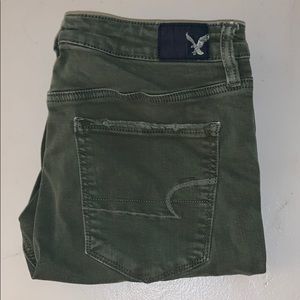 Olive Green Jeans🍃